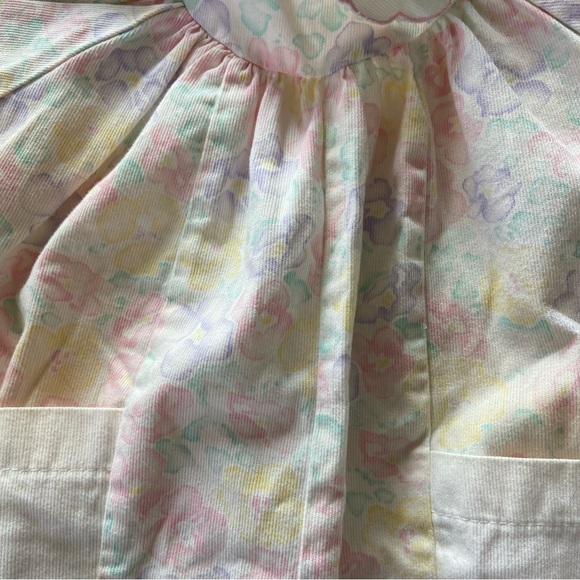 Vintage 80s/90s Baby Floral Cotton Romper by Health-Tex Size 12 Months - Picture 9 of 11